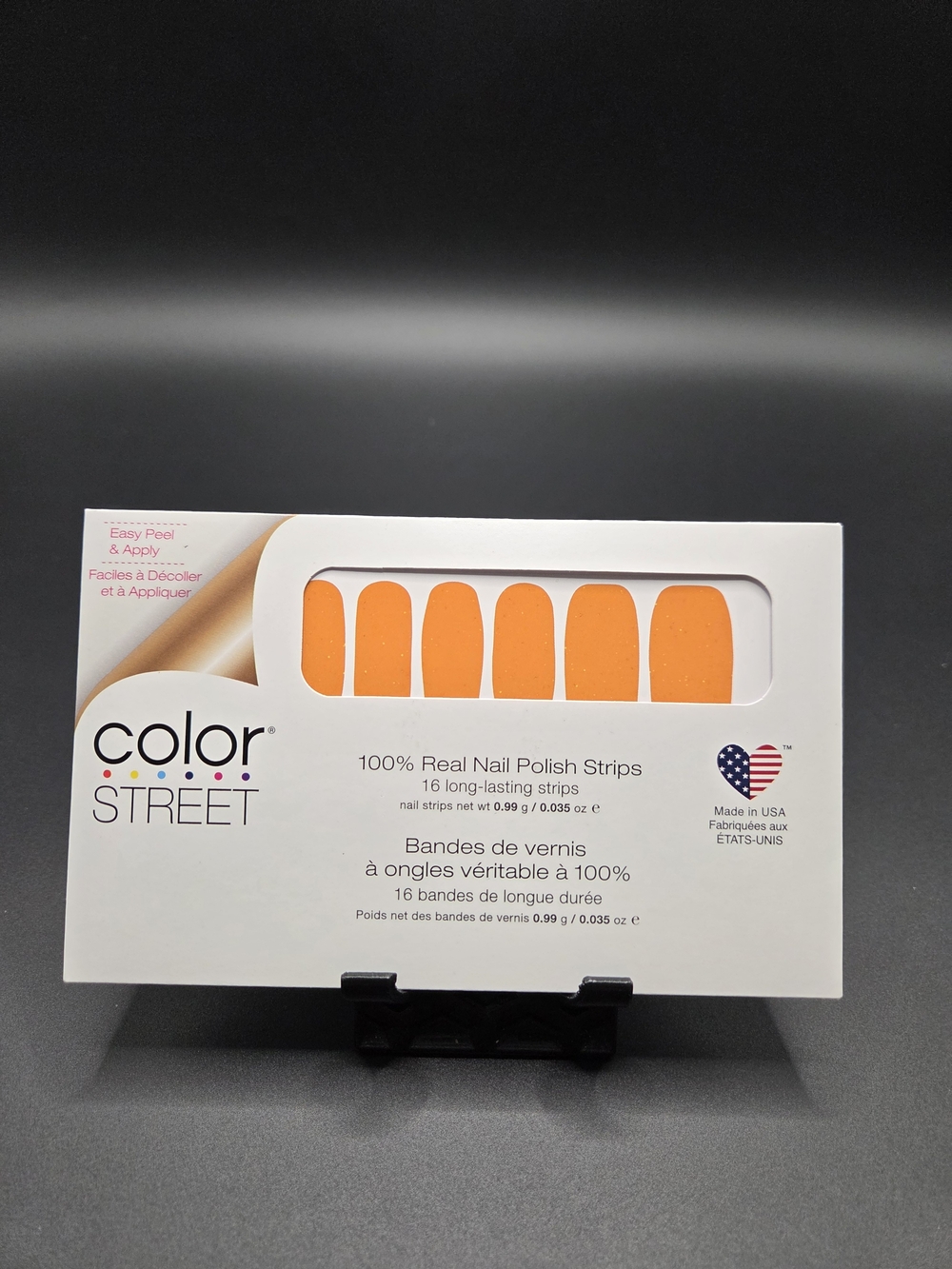 Color Street Nail Polish Strips Brand New Orange Zest